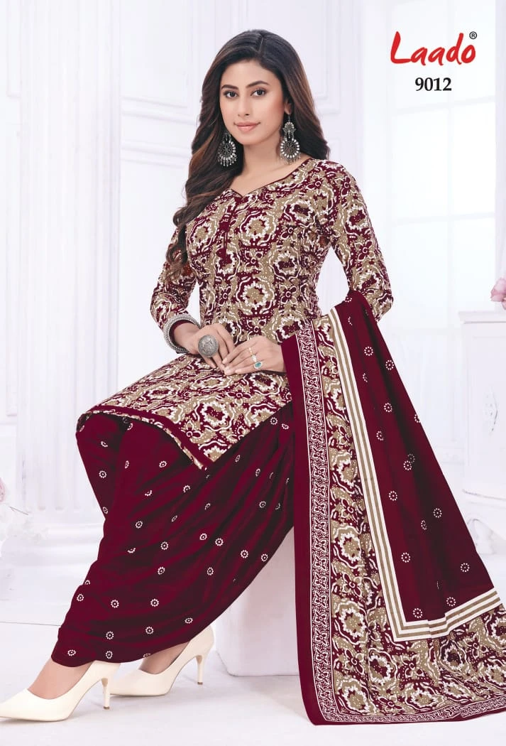 Laado Nadiya Patiyala Vol-9 - Dress Material